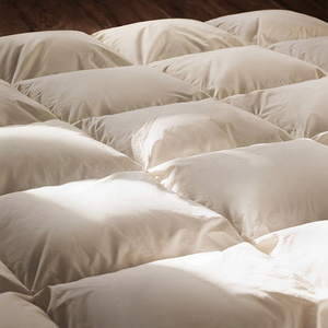 Pinch pleat mùa đông ngỗng xuống Comforter , 100% bông vải, cao cấp mùa đông Trắng khách sạn Comforter nặng Duvet chèn - Product Image 5