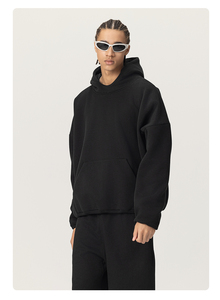 OEM Custom Manufacturer 100% Cotton Drop Shoulder <strong>Hoodies</strong> Pullover Heavyweight Oversized Blank Embroidery <strong>Hoodies</strong> Sweatshirt - Product Image 6