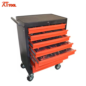 Juego de Herramientas Profesional de 188 Piezas con Carro de Herramientas de Hierro, Personalizable OEM, Garantía de 3 Años, Caja con Juego de Herramientas Manuales - Product Image 1