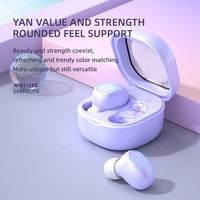 Casque sans fil Bluetooth populaire 2025, sans réduction de bruit, avec étui de charge, casque de jeu intra-auriculaire