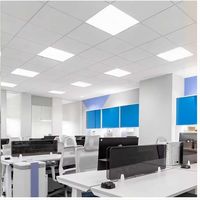 DE Warehouse CE CB RoHS 30W 150lm/W PIR capteur de lumière du jour panneaux lumineux intelligents 600x600mm panneau LED mince