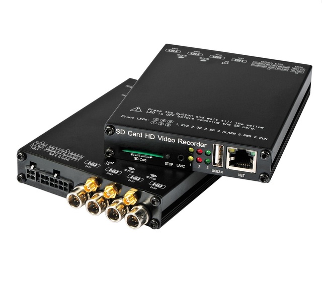 1080P Digital MDVR , 4G/GPS/G-sensor/WiFi 512GB Mini SD Card Mobile DVR
