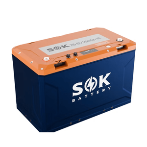 แบตเตอรี่ SOK 150Ah 24V LiFePO4 3.84kWh บลูทูธ, พร้อมฮีตเตอร์ในตัว + CANBus SK24V150PH 15,000+ รอบการใช้งาน รับประกัน 7 ปี - Product Image 2