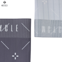 Mcycle Chaussettes de vélo en polyester 100% avec logo personnalisé Chaussettes de cyclisme Aero Impression numérique Motif bas pour chaussettes de sport d'été