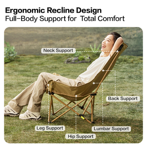 <span class=keywords><strong>Mobi</strong></span> giardino Heavy-Duty esterno sedia Moon portatile Oxford tessuto pieghevole sedia da campeggio rinforzato moderno pic-nic spiagge escursioni - Product Image 3