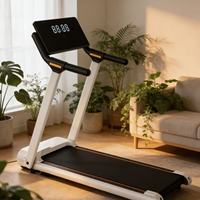 Nouveau tapis de marche électrique fin sous le bureau, pliable, moteur AC 7,5 CV, écran LED, mini tapis de marche intelligent pour la remise en forme à domicile
