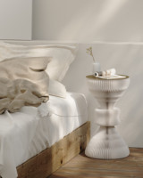 Table d'appoint pliante moderne Spazepaper, petite table de chevet, table d'appoint pour salon, design exquis, meubles gain de place