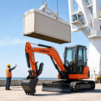 Mini-excavatrice sur chenilles en vente directe, 1,8 tonne, 2,5 tonnes, 3,5 tonnes, moteur diesel CE EURO 5, hydraulique, fabricant de petites excavatrices