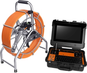 Nuevo dispositivo de inspección CCTV de alcantarillado con cabezal de cámara de 12mm de diámetro Witson personalizable con Cable de fibra de vidrio de 20m, pantalla <span class=keywords><strong>Lcd</strong></span> Tft de 7 pulgadas - Product Image 4