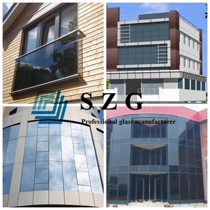 5mm 10mm 12mm 6mm tối màu xám phao thủy tinh Euro Xám phản chiếu nổi nhuộm màu đen kính khói màu xám màu nổi Kính - Product Image 3