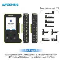 Programmeur de batterie Aweshine FC01 pour iPhone X-14Pro MAX FaceID Flex, outil de lecture et d'écriture de remplacement sans démontage
