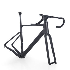 Cadre de vélo de gravier de course en carbone intégral personnalisable SUNREMO avec UDH T700 T800, cadre de vélo super léger, <span class=keywords><strong>pneu</strong></span> 700X50C - Product Image 1
