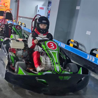 Kart a Pedales con Motor de Gasolina de 4 Tiempos y Transmisión por Cadena, Centro de Entretenimiento para Adultos de Cheery Amusement