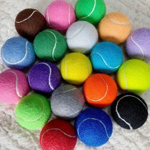 Đầy Màu sắc Squeaky Tennis Balls cho chó bán buôn bền Pet quả Bóng đồ chơi với âm thanh lý tưởng cho lấy đào tạo nhỏ lớn giống - Product Image 1