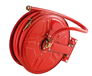 Enrouleur de tuyau d'incendie rouge DN20 3/4 pouce avec valve en laiton durable pour les incendies de classe A et B - Product Image 1