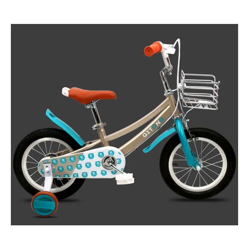 Vélo pour enfants de 12, 14, 16, 18, 20 pouces, pour bébés filles et garçons, avec panier et roues d'entraînement, pour enfants de 5 à 8 ans
