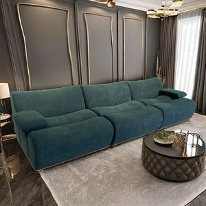 इतालवी डिजाइनर न्यूनतम बड़े लिविंग रूम मॉड्यूलर सोफे बांस कपड़े मालिश फोल्डेबल अवकाश कुर्सी - Product Image 3