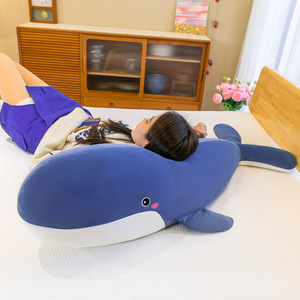 Almohada de Peluche de Ballena Gigante Sidory, Juguete de Peluche Suave Relleno de Plumón, Cojín de Cama de Peluche de Ballena Gigante - Product Image 3