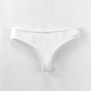 Braguitas de Algodón para Mujer 2025, Sin Costuras, Antibacterianas, Transpirables, de Tiro Bajo, Estilo Tanga, Tejidas, Suministro ODM - Product Image 6