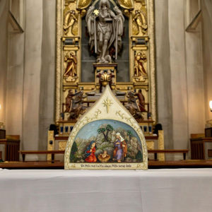 Estatua de la Sagrada Familia de Resina de 25 cm (10 Pulgadas), Decoración Religiosa para <span class=keywords><strong>el</strong></span> Hogar, Pintura Cristiana Navideña, <span class=keywords><strong>Amor</strong></span> Eterno - Product Image 4