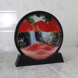 Vente en gros Horloge de sable mouvant pour ornement de peinture Horloge de sable créative pour <span class=keywords><strong>paysage</strong></span> et art <span class=keywords><strong>sablier</strong></span> pour décoration de la maison - Product Image 6