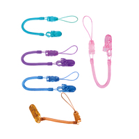 Attache-tétine pour bébé Attache-tétine à ressort anti-chute pour bébé