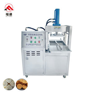 Заводская поставка, полуавтоматическая машина для приготовления торта из Зеленой Фасоли, машина для изготовления миндального печенья, индивидуальная форма, мезин бискут келапа - Product Image 1