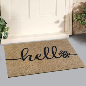 Graceline Bienvenido Divertido Humor Artificial Coco Coir Felpudos Fibra de poliéster Felpudo - Product Image 6