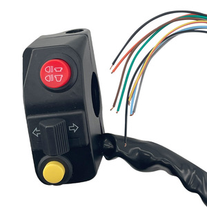 สวิตช์แฮนด์มอเตอร์ไซค์ Motorola ขนาด 22 มม. ด้านซ้าย ปรับไฟหรี่ แตร ไฟเลี้ยว ชุดอุปกรณ์อเนกประสงค์ - Product Image 3