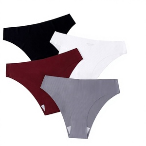 <span class=keywords><strong>Tanga</strong></span> sin Costuras de Color Sólido, Corte en <span class=keywords><strong>V</strong></span>, Ropa Interior de Moda para Mujer, Talla Grande, Suave y Cómoda, Sexy - Product Image 1
