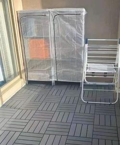 Dalles de <span class=keywords><strong>terrasse</strong></span> extérieures en WPC, imitation <span class=keywords><strong>béton</strong></span>, emboîtables, en plastique et bois, pour jardin - Product Image 6