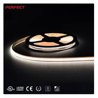 Tira de Luz LED de Cobre SOB Flexible de 8mm de Ancho, Cortable, con Control Remoto, Ahorro de Energía, para Dormitorio, Sala de Estar, Pared de Fondo, Interior