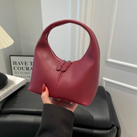 Bolso de Hombro Cruzado de Piel Sintética PU para Mujer, Estilo Dumpling, con Doble Cremallera, Mini Cartera de Moda al por Mayor