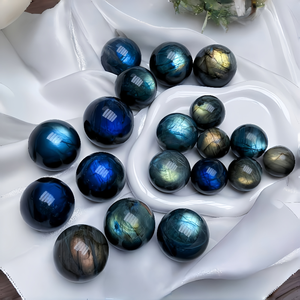 Venda quente de Alta Qualidade Cristais <span class=keywords><strong>Labradorite</strong></span> Natural Esfera Bola Pedra Home Decor Presentes e Cura Energia Outros Artesanato De Cristal - Product Image 6