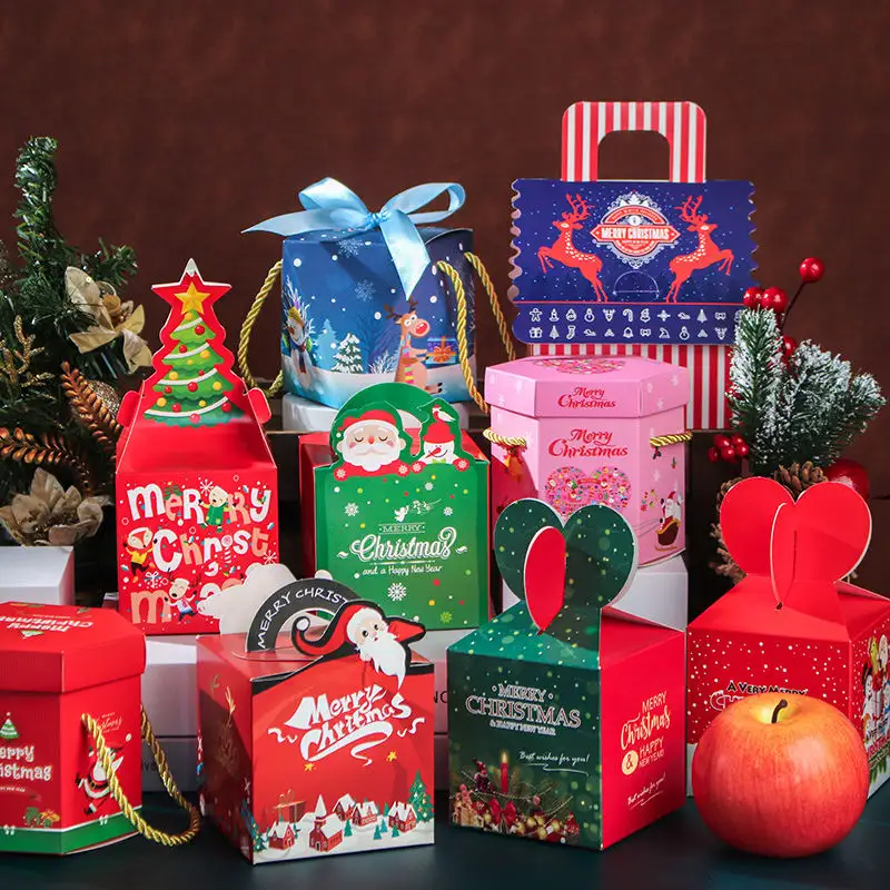 Neues Design Kunden spezifische Papier verpackungs box Ostern Weihnachts bonbon Schokolade Geschenk box Drucken
