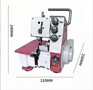 Máquina de Coser Overlock Doméstica FN2-4D de 4 Hilos con Funciones Automáticas y Manuales para el Hogar, para Tejidos de Ropa, Incluye Motor - Product Image 2