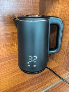 Kywst Ấm đun nước điện hiển thị kỹ thuật số 1.8L/2L Bình đun nước bằng thép không gỉ Bình đun nước gia dụng thiết bị nhà bếp hai lớp - Product Image 3