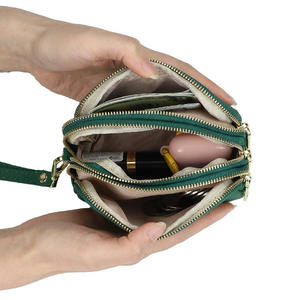 กระเป๋าใส่เหรียญหนังแท้ AndoBag, กระเป๋าใส่บัตรแบบพกพาหลายชั้นพร้อมซิปและสายคล้องข้อมือ, กระเป๋าคลัทช์ที่สมบูรณ์แบบสำหรับใช้ในชีวิตประจำวัน 1609 - Product Image 6
