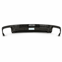 Diffuseur de pare-chocs arrière noir brillant avec embouts d'échappement quadruples pour Audi A6 S6 C8 2019-2025, lèvre de pare-chocs arrière, kits carrosserie
