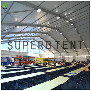 Tente d'exposition extérieure en aluminium de grande taille SUPERB TENT, rectangulaire, en Oxford, double couche, imperméable, toutes saisons, pour salons professionnels - Product Image 5