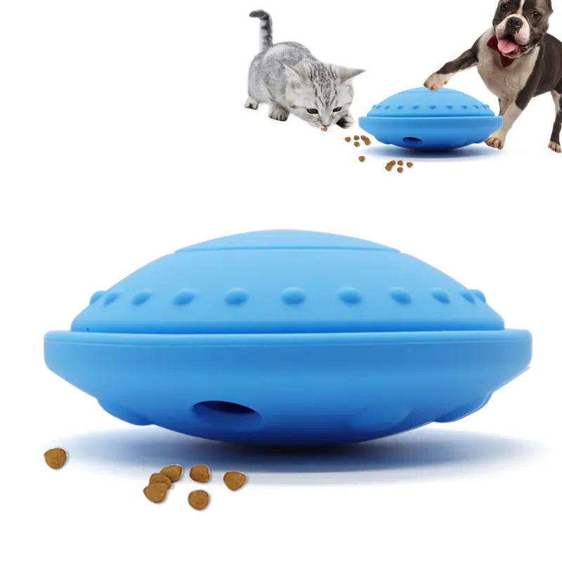 Pet toys New arrivals Durable Soft Silicone Chew Ball Interactive Toy Training Dog Treat Ball Feeder Puzzle Dog treat toy