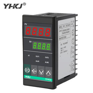 Contrôleur de température numérique PID CH402 12V avec entrée TC RTD et sortie relais SSR ABS noir - Product Image 1