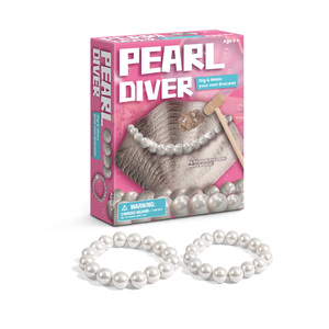 Jouet de couleur <span class=keywords><strong>rose</strong></span> pour enfant fille, boîte de couleur <span class=keywords><strong>rose</strong></span>, kit complet de brochet, outils, perles, fabrication de bijoux, jouets, offre spéciale - Product Image 1