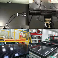 Risen pvt solaire thermique 435w panneau hybride 435w 440w 445w 450w455w 460w TOPcon panneau solaire à cadre noir type N double module de verre
