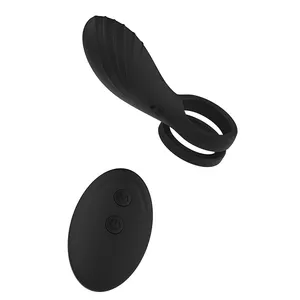 G Spot Vibrerende Cock Ring Anale Schroef Butt Plug Vibrator Ring Seksuele Vibrerende Cockring