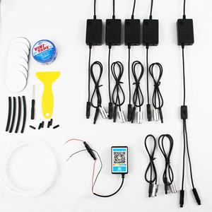 Đèn Nội Thất Xe Hơi Chủ Động Âm Thanh Mới Về 2019 5 Chiếc Đèn Sợi Quang Gắn Bảng Điều Khiển Trang Trí 6M Tạo Kiểu Cho Xe Hơi - Product Image 3