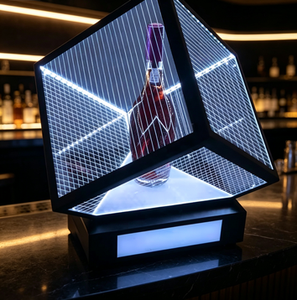 Vitrina LED para Botellas de Vino, Exhibidor de Whisky y Champán, Mueble Iluminado para Licores para Bares, Discotecas y KTV - Product Image 5