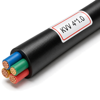 Câble de commande KVV 4*1mm à conducteur en cuivre, isolation PVC 450/750V, gaine personnalisée, fil électrique pour contrôle et surveillance d'instruments