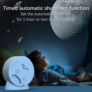 Proiettore LED Galassia Mini per Bambini, Stelle Cadenti e Costellazioni, Luce Calda Sicura per PC, Dimmerabile, Storie della Buonanotte, Luna, Plug-in - Product Image 6