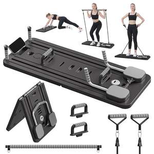 Tavola Reformer Pilates Pieghevole Multifunzione Durevole e Portatile per Allenamento Completo per Studi di Pilates - Product Image 2